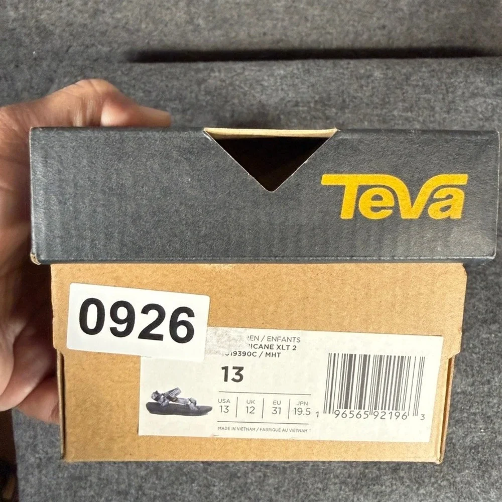 Teva Hurricane XLT 2 Kids Sandals Peaks Black Multi 1019390C Size 13 NEW‎